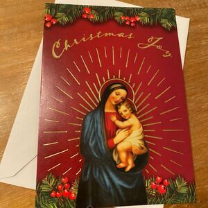 Sisters of St. Benedict Blessings Of Christ Birth Christmas Joy Greetings‎ Card